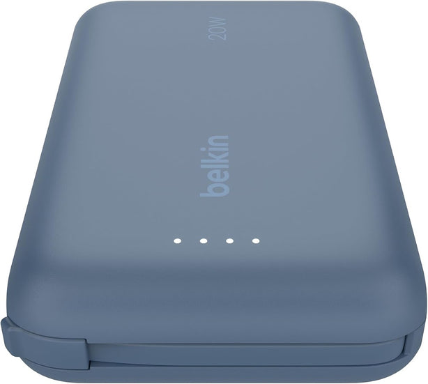BELKIN POWER BANK 10K W/ CABLE BLUE PD 20W