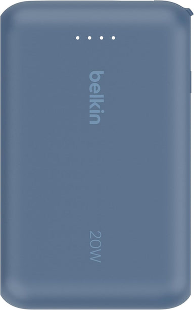 BELKIN POWER BANK 10K W/ CABLE BLUE PD 20W