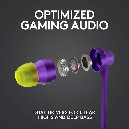 Logitech G333 3.5mm AUX Gaming Earphones With Type-C