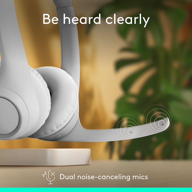 Logitech Zone 300 Bluetooth Wireless Headset Offwhite
