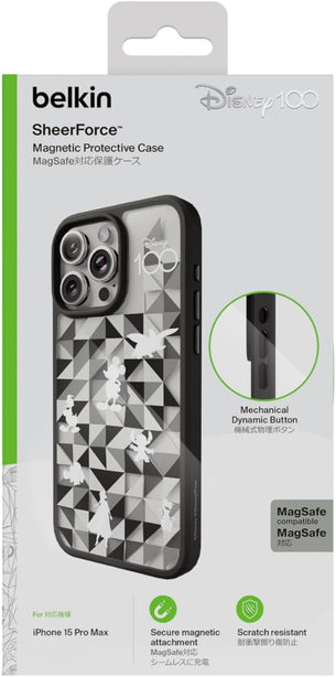 Belkin Sheerforce Magnetic Cover Iphone 15 Pro Max Mv Black ( Disney Collection )