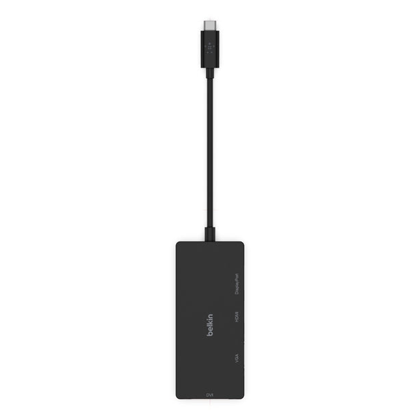 Belkin Avc003Btbk Usb-C To Hdmi Vga Dvi Display Port Adapter