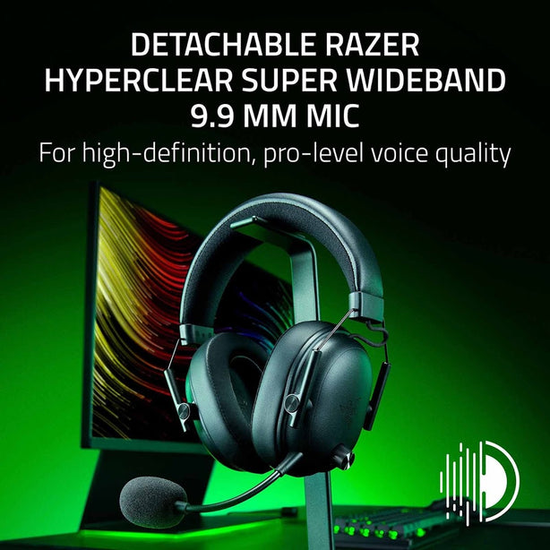 Razer BlackShark V3 Wireless Gaming Headset 2nd Generation HyperSpeed Wireless 2nd Gen TriForce Titanium 2.0 inch (50 mm) Driver HyperClear Ultra - RZ04-05410100-R3M1
