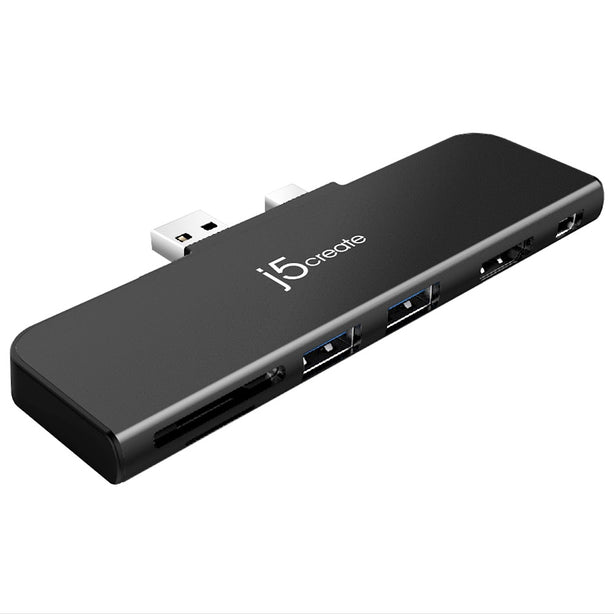 J5Create Ultradrive Mini Dock For Surface Pro 4/5/6 Black Color