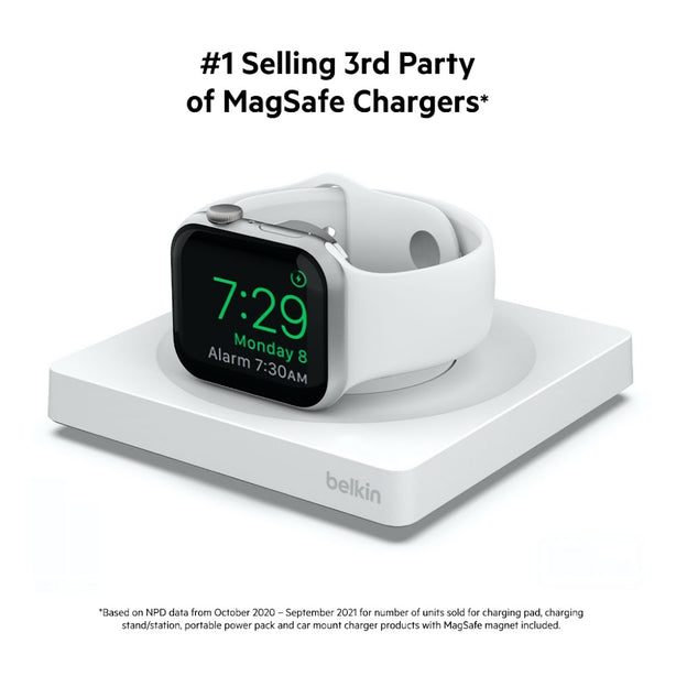 Belkin Portable Fast Charger For Apple Watch Black