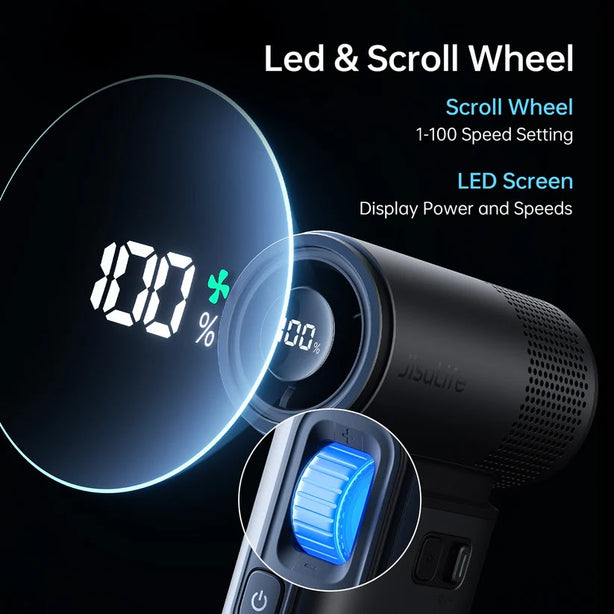 JISULIFE HANDHELD FAN ULTRA2-DARK GREY