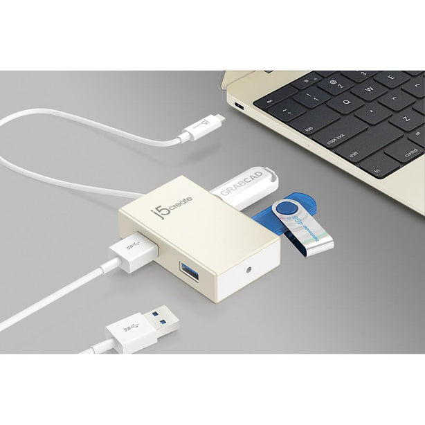 J5Create USB Type-C To 4-Port/4A USB3.0 Hub