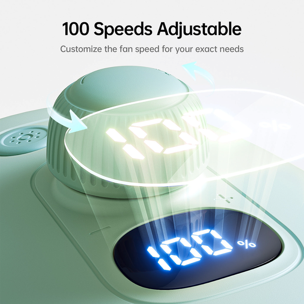 JISULIFE STROLLER FAN LIFE2S 5000MAH-GREEN