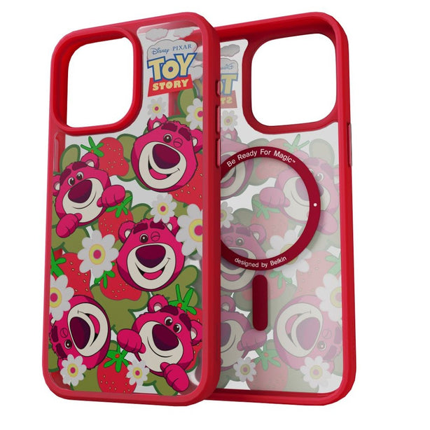 Belkin Sheerforce Magnetic Cover Lotso Disney Collection Clear Case for iPhone 15 series