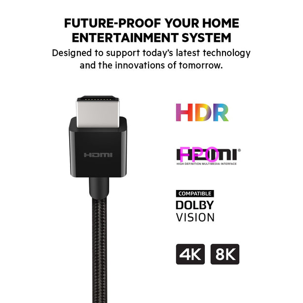 Belkin HDMI Cable 2.1 M/M 1M Black