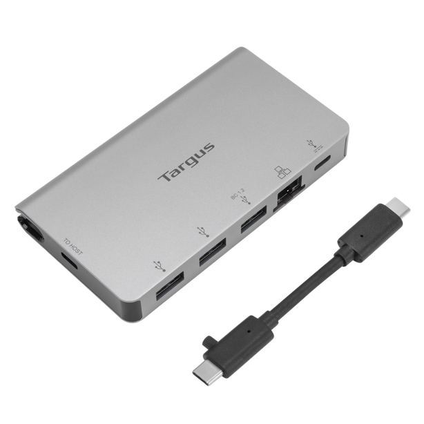 Targus USB-C Multi-Port Hub with Ethernet Adapter and 100W Power Delivery
 USB-C