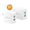 J5Create 2-Port USB 30W Charger W/ QC3.0