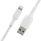 Belkin Braided Usb-C To Usb-A Cable1M White