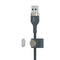 Belkin Usb-A To Lighting, Braid Sil, 1M, Black Magnetic Management