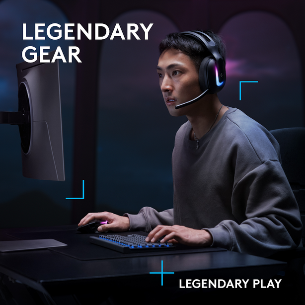 Logitech G522 Lightspeed Wireless Gaming Headset White – Rgb, Removable Mic, Usb-C & Bluetooth