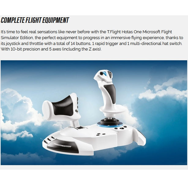 Thrustmaster T-flight Hotas One Microsoft Flight Simulator Special Edition - Edition WW