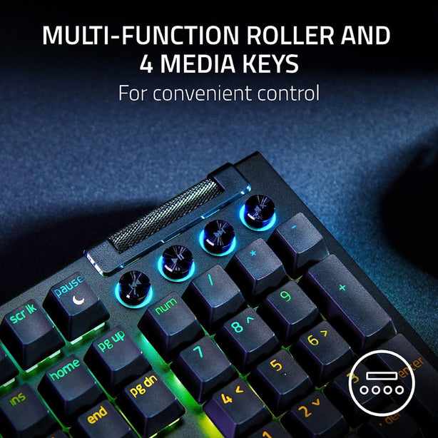 Razer Blackwidow V4 - Mechanical Gaming Keyboard (Yellow Switch) - Us Layout - Frml
