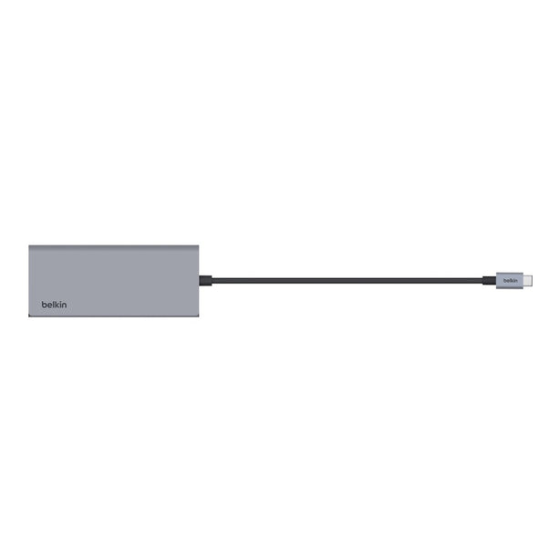 Belkin Usb-C Hub 7-In-1, 2X Usb-A, 100W Pd, 4K Hdmi, Sd 3.0 Card Reader, Microsd 3.0.