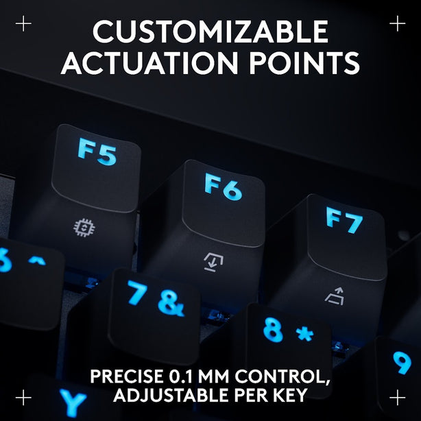 Logitech G Pro X Tkl Rapid Kb Analog Swt Blk