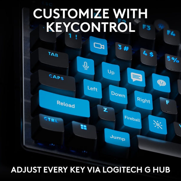 Logitech G Pro X Tkl Rapid Kb Analog Swt Blk