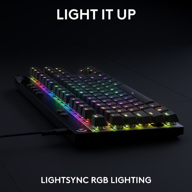 Logitech G Pro X Tkl Rapid Kb Analog Swt Blk