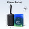 iWALK PowerMini 10000mAh Ultra-Compact Power Bank with Built-in Type-C Cable – 22.5W Fast Charging (UBP001)Black