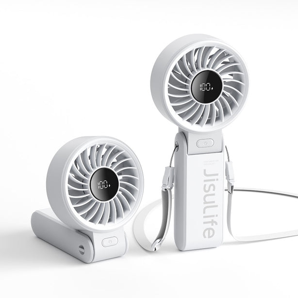JISULIFE HANDHELD FAN LIFE7 3600MAH-LIGHT GREY