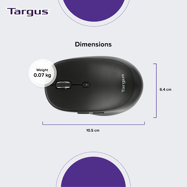 Targus B582 Midsize and Multi-device Bluetooth Mouse