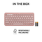 Logitech Pebble Keys 2 K380S - Tonal Rose