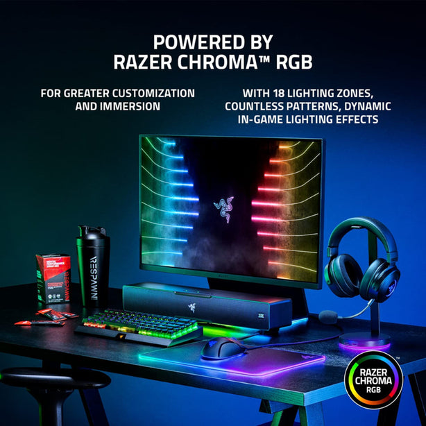 Razer Leviathan V2 - Pc Gaming Sound Bar With Subwoofer