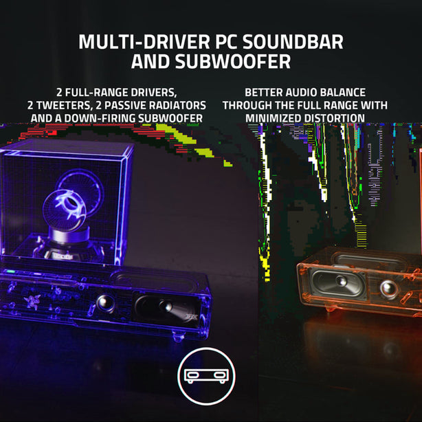 Razer Leviathan V2 - Pc Gaming Sound Bar With Subwoofer