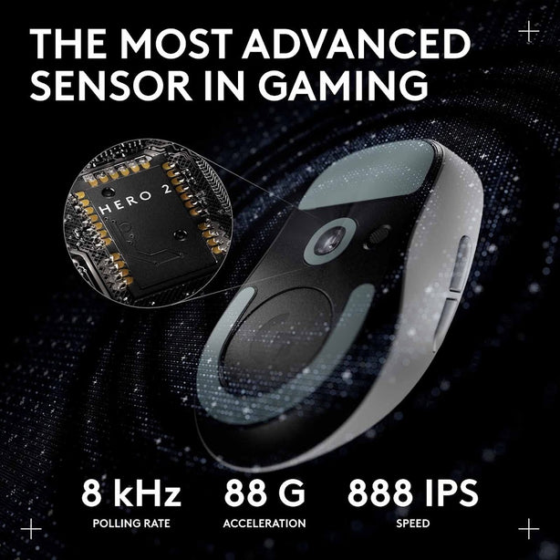 Logitech G Pro X Superlight 2C Gaming Mouse White – Wireless Lightweight