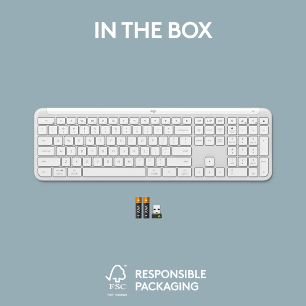 Logitech Signature K950 Wireless Keyboard Offwhite