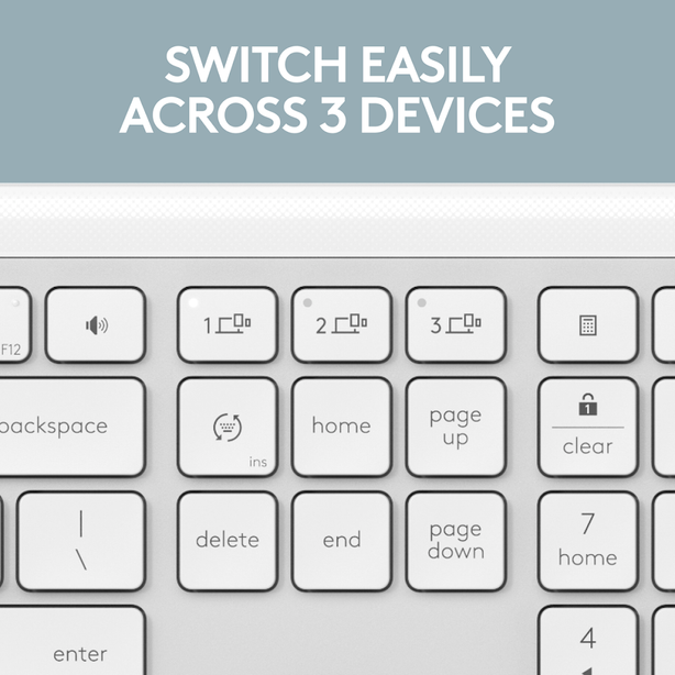 Logitech Signature K950 Wireless Keyboard Offwhite