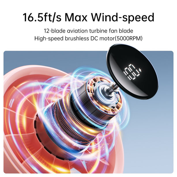 JISULIFE HANDHELD FAN LIFE4 3600MAH-PINK