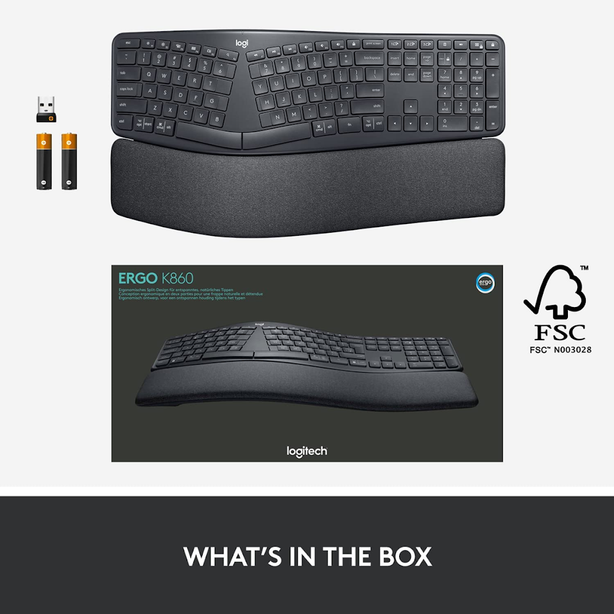 Logitech Ergo K860 Wireless Split Ergonomic Keyboard
