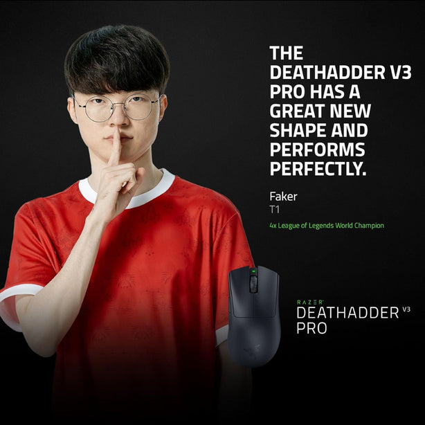 Razer DeathAdder V3 HyperSpeed - Wireless Esports Gaming Mouse - AP Packaging