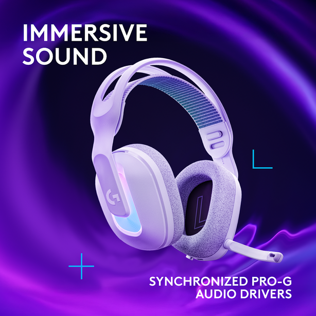 Logitech G522 LIGHTSPEED Wireless Gaming Headset Black – RGB Lighting, 48kHz Mic, USB-C & BT