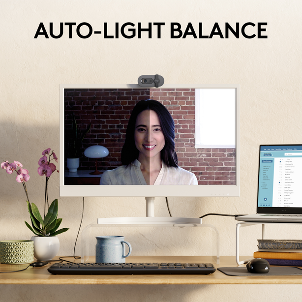 Logitech Brio 100 Full Hd Webcam - Graphite