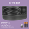 Logitech Wave Keys Ergonomic Wireless Keyboard Graphite