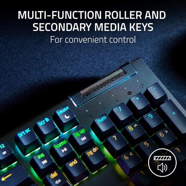 Razer Blackwidow V4 X - Mechanical Gaming Keyboard (Yellow Switch) - Us Layout - Frml