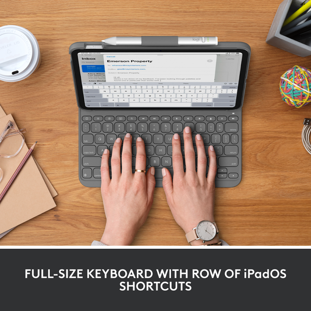 Logitech Slim Folio Keyboard Case iPad 10.9