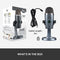 Logitech For Creators Blue Yeti Nano Premium USB Mic for Recording, Streaming, Gaming, Podcasting on PC and Mac, Condenser Microphone with Blue VO!CE Effects, Cardioid and Omni, No-Latency Monitoring