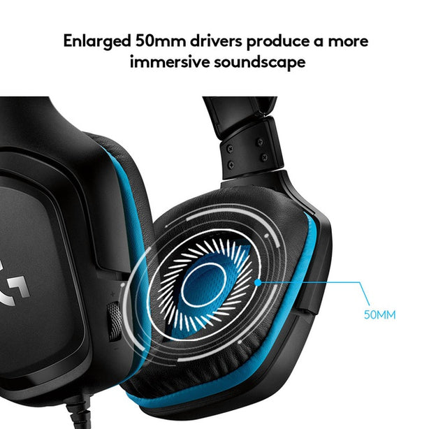 Logitech G431 7.1 Surround Sound Gaming Headset