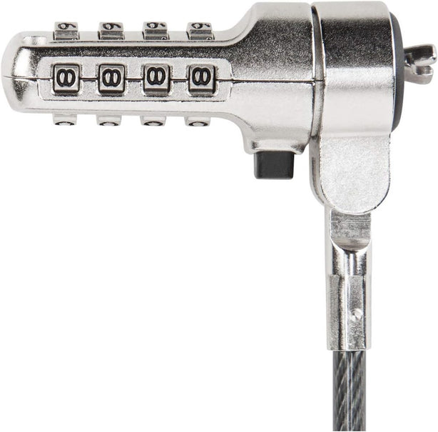 Targus Defcon® Resettable Trapezoid Combo Cable Lock
 Trapezoid Slot
 Polybag