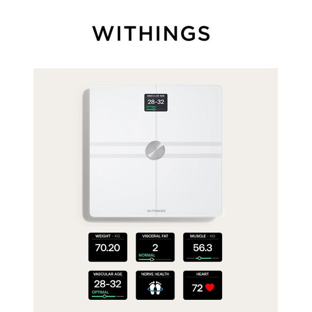 Withings Body Comp - Wi-Fi, Cardio, Smart Scale (Black)