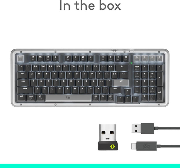 Logi Alto Keys K98M Wl Mech Linear Kb Graphite