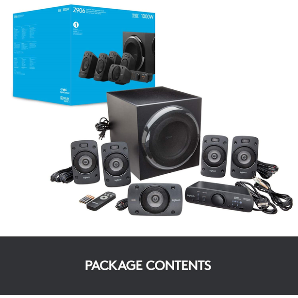 Logitech Z906 5.1 Surround Sound Speaker System THX Ready