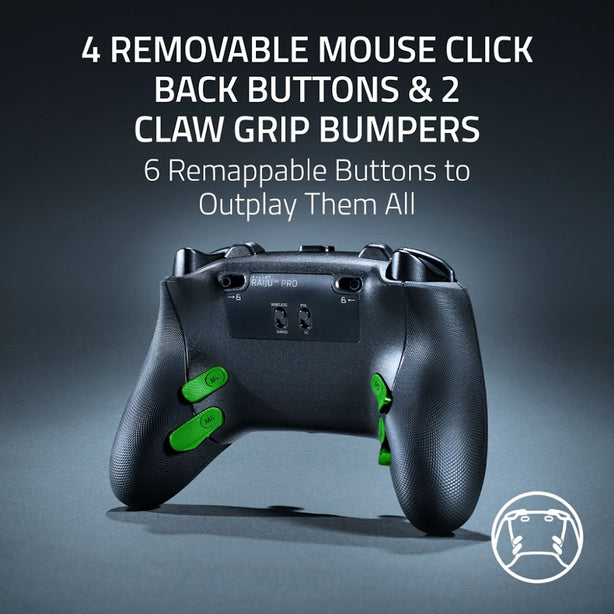 Razer Raiju V3 Pro - Wireless Gaming Controller for PlayStation 5 & PC - Black - NASA + AP Packaging