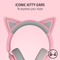 Razer Kraken Kitty V3 X Wired RGB Gaming Headset with Kitty Ears Ultra-Lightweight Quartz Edition - FRML - RZ04-05350100-R3M1